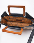 American Darling Clutch Beautifully Hand Painted Genuine Leather women handbag