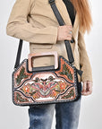 American Darling Clutch Beautifully Hand Painted Genuine Leather women handbag