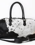 American Darling Duffle bag Beautifully Hair On Leather women Handbag