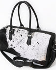 American Darling Duffle bag Beautifully Hair On Leather women Handbag