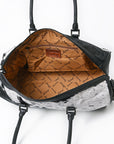 American Darling Duffle bag Beautifully Hair On Leather women Handbag