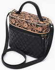 American Darling Crossbody Bag Beautifully Hand Tooled Leather women