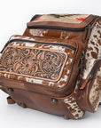 American Darling Backpack Saddle Blanket Hand Tooled Hair On Genuine Leather Women Bag Western Handbag Purse