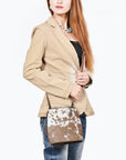 American Darling Massenger Beautifully Hair On Genuine Leather women handbag
