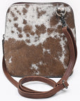 American Darling Massenger Beautifully Hair On Genuine Leather women handbag
