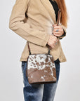 American Darling Massenger Beautifully Hair On Genuine Leather women handbag