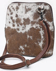 American Darling Massenger Beautifully Hair On Genuine Leather women handbag