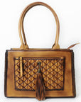 American Darling Tote Bag Beautifully Quilted Genuine Leather women bag