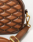 American Darling Western Cross Body Genuine Leather Handbag Purse Wallet Bag For Women Girls Brown