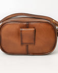 American Darling Western Cross Body Genuine Leather Handbag Purse Wallet Bag For Women Girls Brown