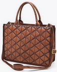 American Darling Tote Beautifully Quilted Genuine Leather women handbag