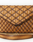 American Darling Envelope Bag Beautifully Quilted Genuine Leather women bag