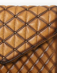 American Darling Envelope Bag Beautifully Quilted Genuine Leather women bag