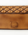 American Darling Envelope Bag Beautifully Quilted Genuine Leather women bag