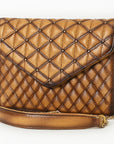 American Darling Envelope Bag Beautifully Quilted Genuine Leather women bag