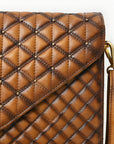 American Darling Envelope Bag Beautifully Quilted Genuine Leather women bag