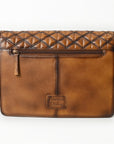 American Darling Envelope Bag Beautifully Quilted Genuine Leather women bag