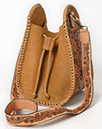 American Darling Bucket Hand Tooled Genuine Western Leather Women Bag Western Handbag Purse