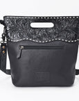 American Darling Women's Clutch Bag Western Hand Tooled Genuine Leather Handbag