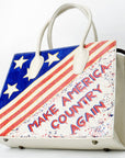 Never Mind Tote Genuine Leather Women Bag Western Handbag Purse