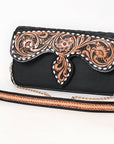 American Darling Shoulder Suede Genuine Leather Women Bag Western Handbag Purse