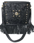 American Darling Large Crossbody Bag Beautifully hand tooled Leather women