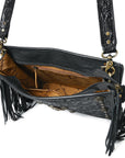 American Darling Large Crossbody Bag Beautifully hand tooled Leather women