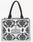 American Darling Tote Beautifully Leather Embroidered Design women handbag