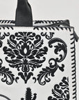 American Darling Tote Beautifully Leather Embroidered Design women handbag