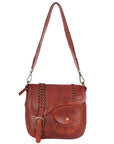 Spaghetti Western Crossbody Genuine Leather women bag handbag purse