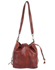 Spaghetti Western Bucket Genuine Leather women bag handbag purse