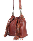 Spaghetti Western Bucket Genuine Leather women bag handbag purse