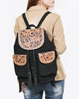 American Darling Backpack Beautifully hand tooled Genuine Leather women handbag