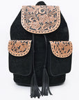 American Darling Backpack Beautifully hand tooled Genuine Leather women handbag