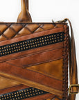American Darling Tote Bag Beautifully Quilted Genuine Leather women bag