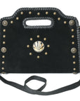 American Darling Clutch Beautifully Suede Genuine Leather women handbag Purse