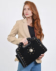 American Darling Clutch Beautifully Suede Genuine Leather women handbag Purse
