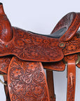 Hilason Western Horse Saddle American Leather Ranch Roping Cowboy