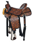 Hilason Western Horse Saddle American Leather Ranch Roping Cowboy