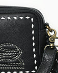 American Darling Camera Bag Genuine Western Leather Unisex| Shoulder Bag Case with Adjustable Shoulder Strap