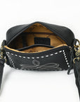 American Darling Camera Bag Genuine Western Leather Unisex| Shoulder Bag Case with Adjustable Shoulder Strap