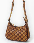 American Darling Hobo Bag Beautifully Quilted Genuine Leather women bag