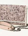 American Darling Women's Crossbody Western Hand Tooled Genuine Leather Handbag