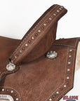 Hilason Western Horse Flex Tree Saddle American Leather Trail Barrel