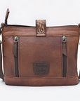 American Darling Crossbody Beautifully hand tooled Hair On Genuine Leather women handbag
