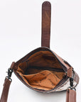 American Darling Crossbody Beautifully hand tooled Hair On Genuine Leather women handbag