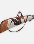American Darling Hair on Hand Tooled Genuine Western Leather Gun Case| Shoulder Bag Case with Adjustable Strap