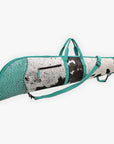 American Darling Hair on Hand Tooled Genuine Western Leather Gun Case| Shoulder Bag Case with Adjustable Strap