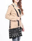 American Darling Clutch Beautifully hand tooled Genuine Leather women handbag