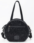 American Darling Canteen Bag Beautifully hand tooled Genuine Leather women handbag